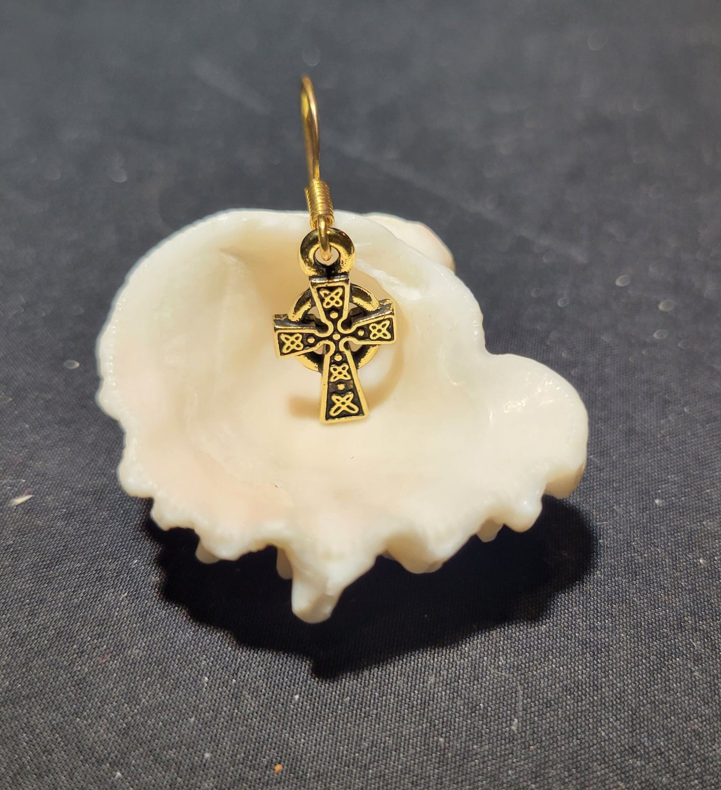 Mini Celtic Cross Earrings