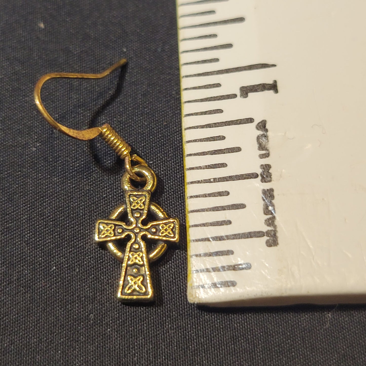 Mini Celtic Cross Earrings