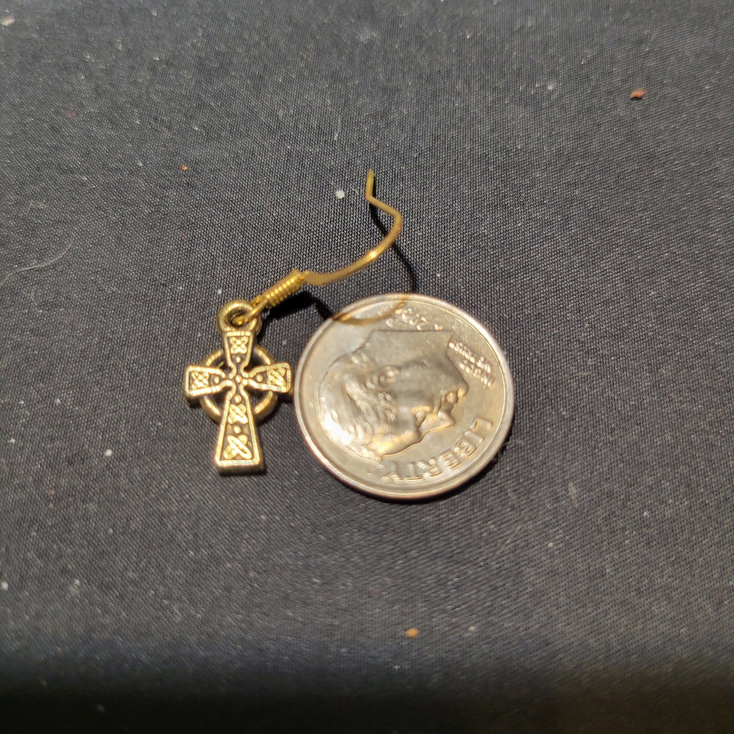 Mini Celtic Cross Earrings