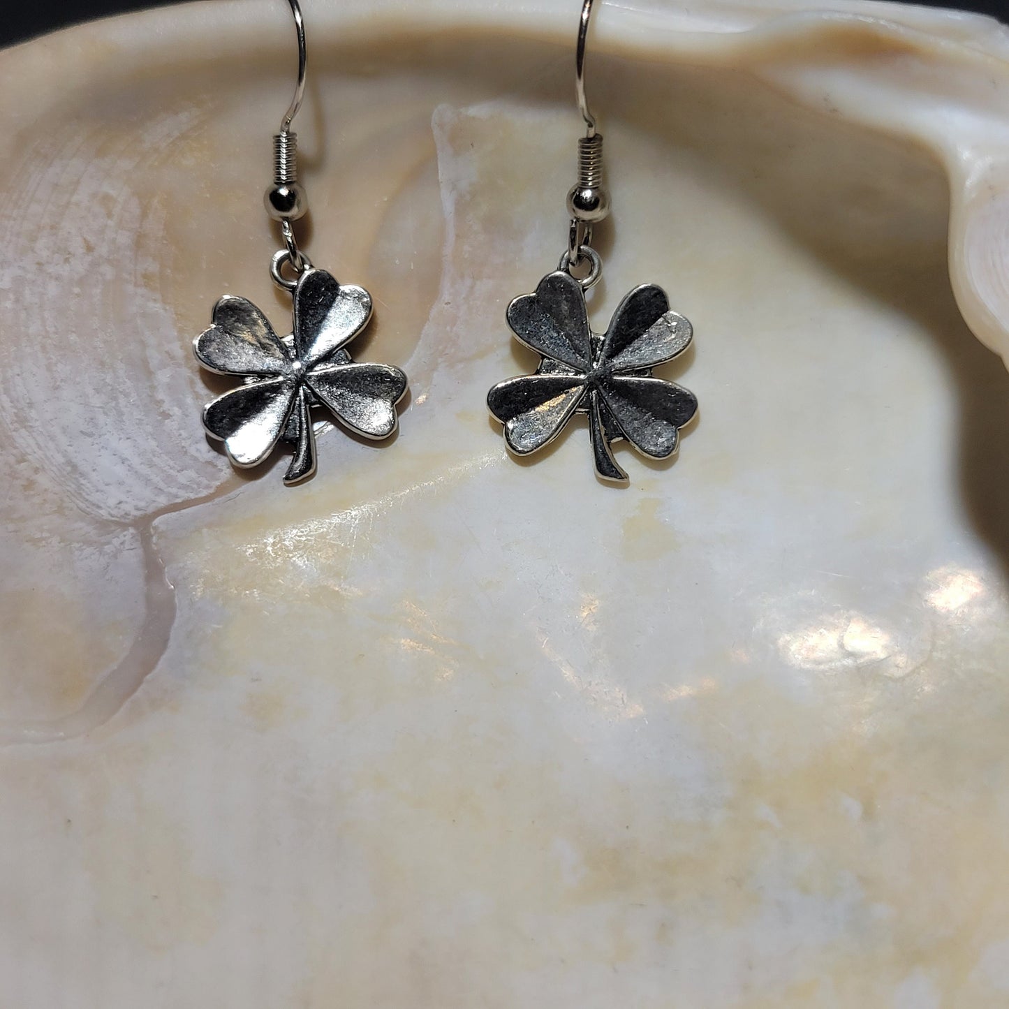 Silver Clover Earrings