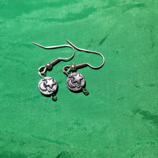 Moon & Star Earrings