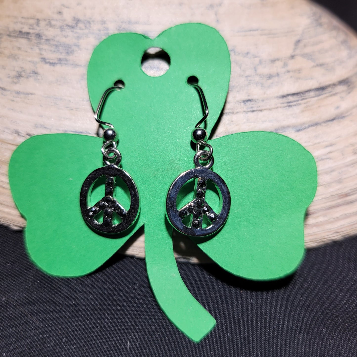 Sparkle Peace Earrings