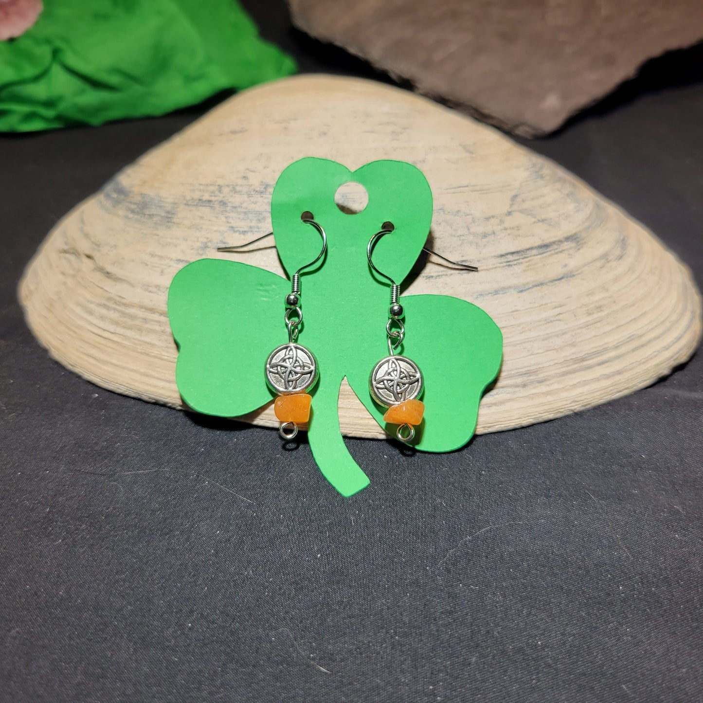 Celtic knot earrings