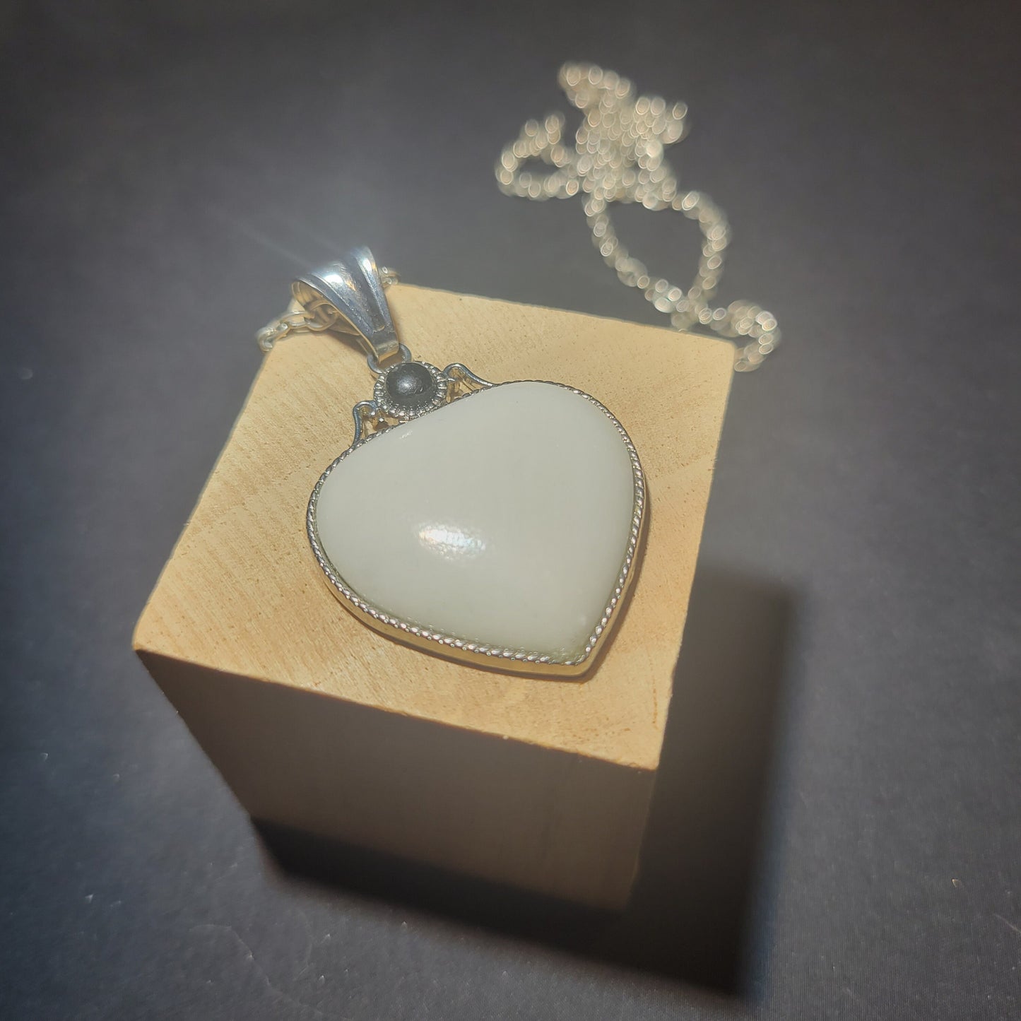 Howlite Love necklace