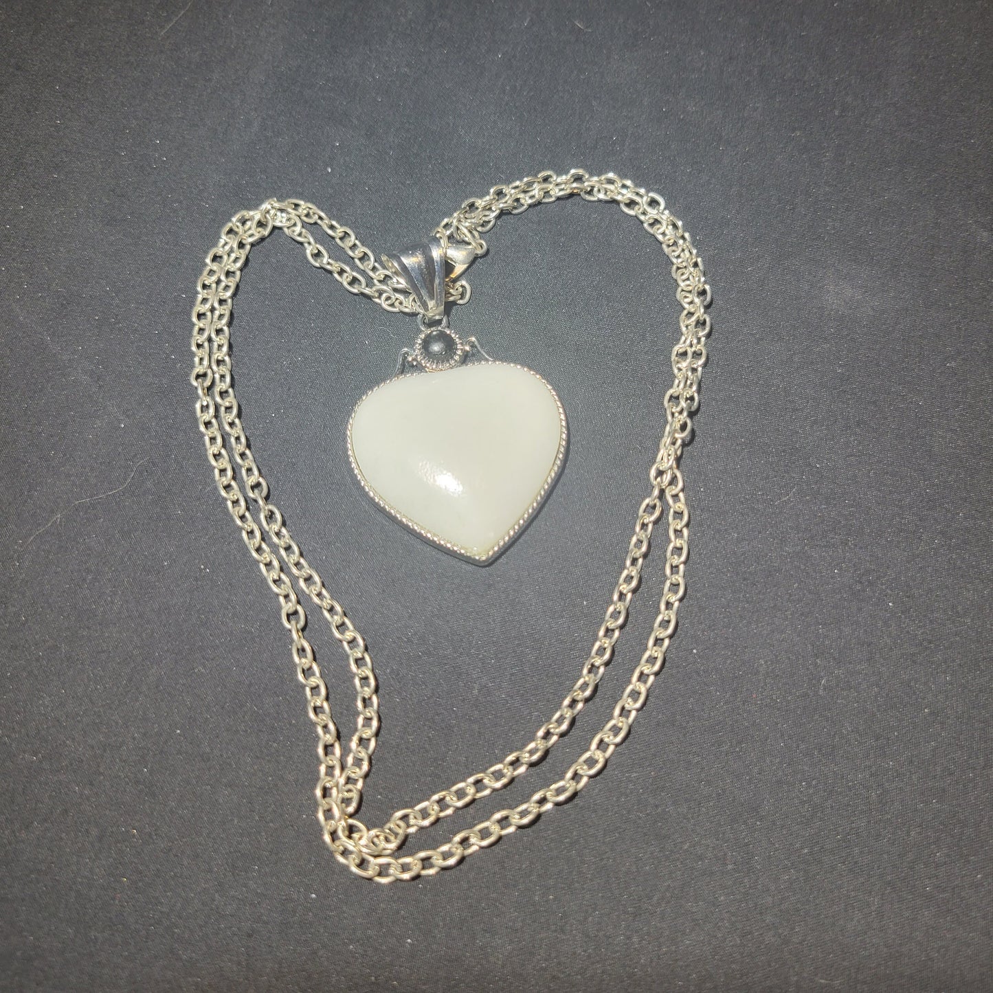 Howlite Love necklace