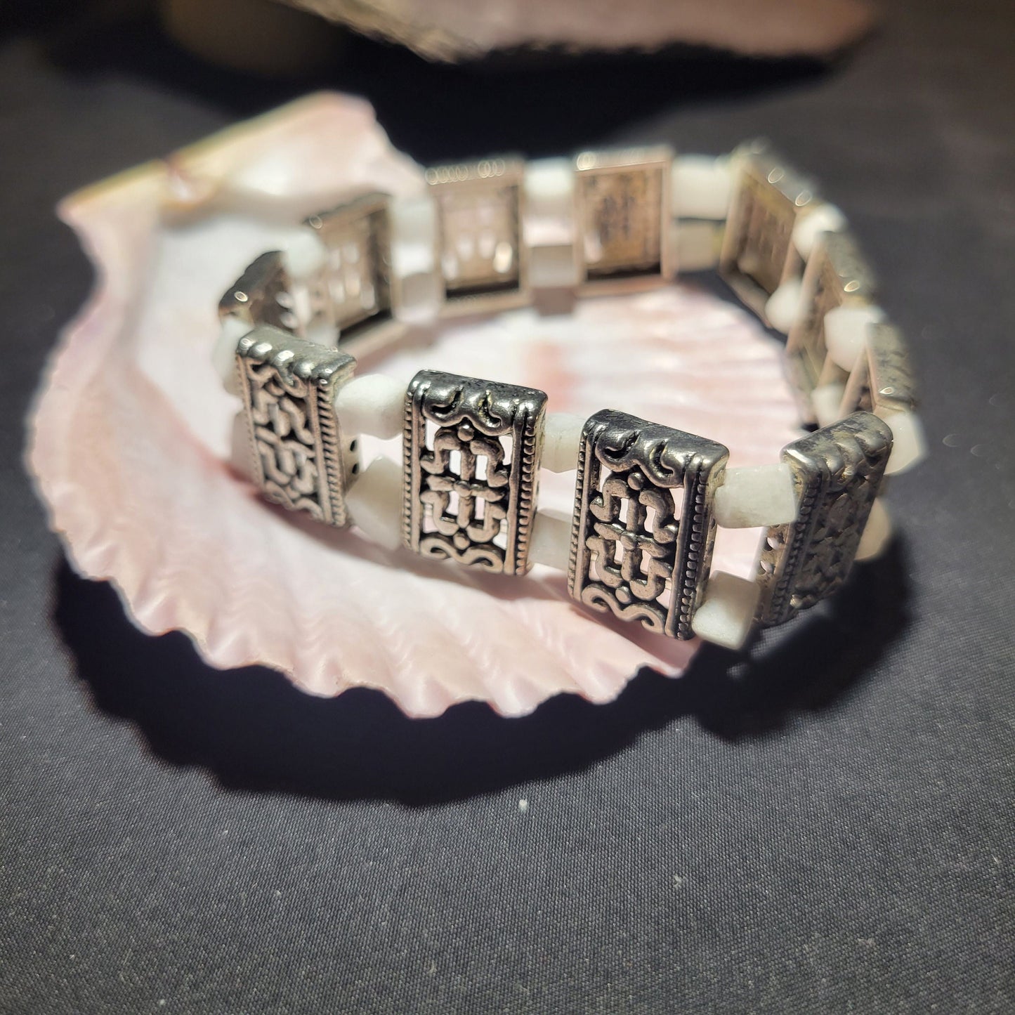 Art Deco Shell Bracelet