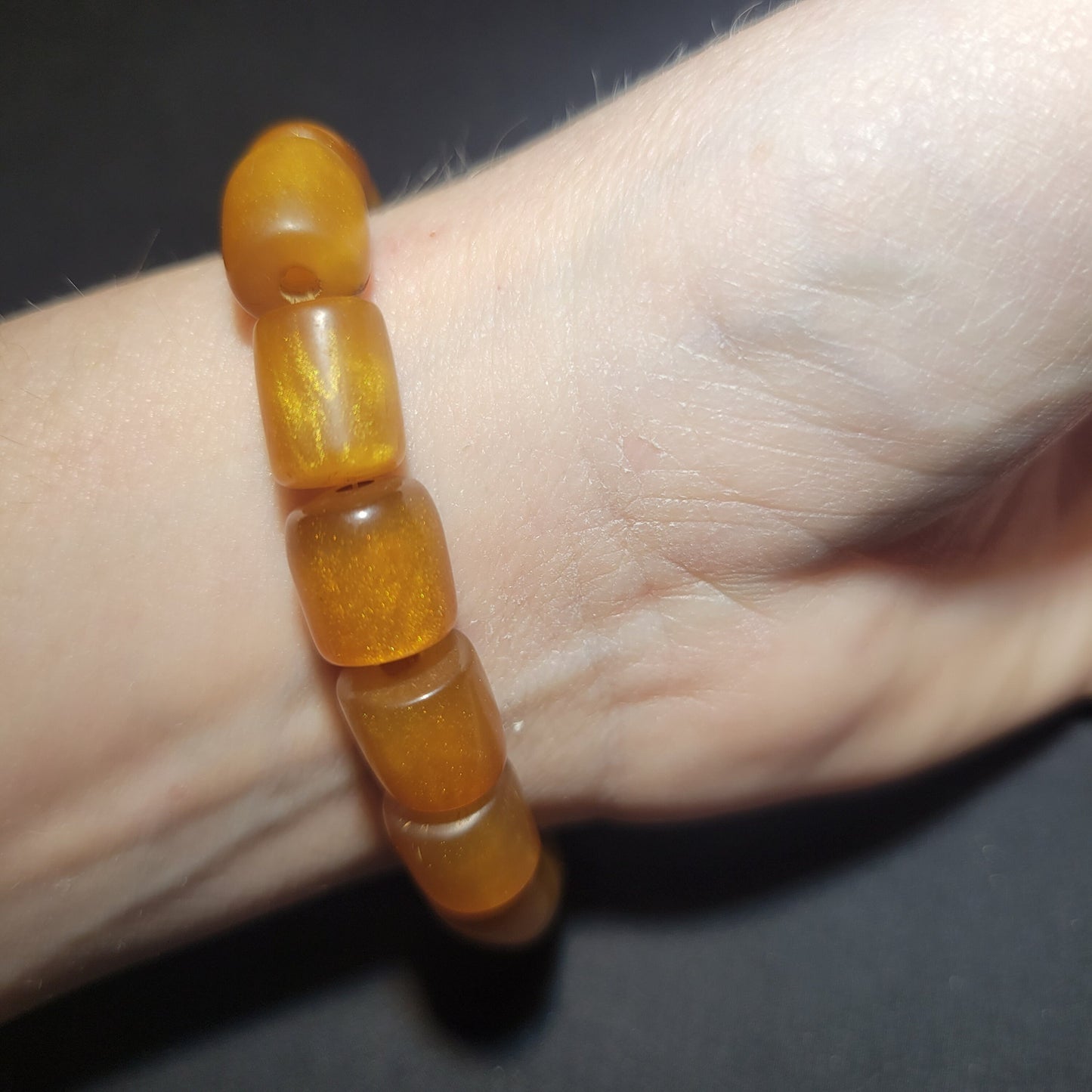 Yellow Beaded Bracelet