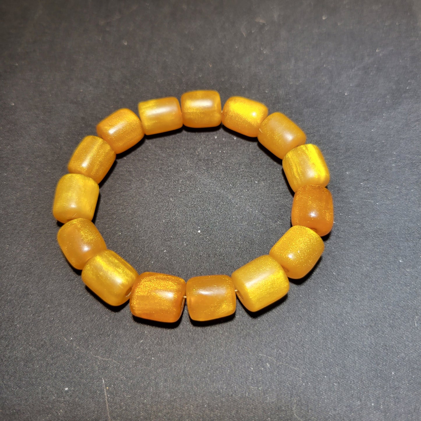 Yellow Beaded Bracelet