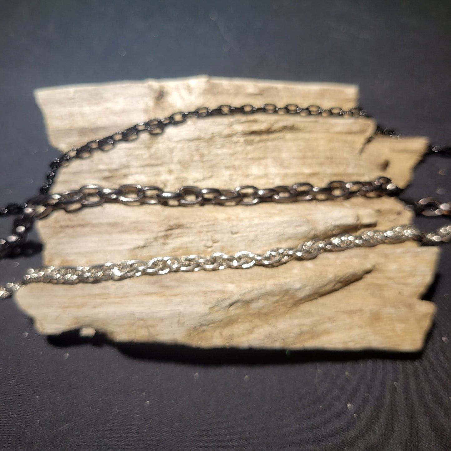 Triple chain necklace