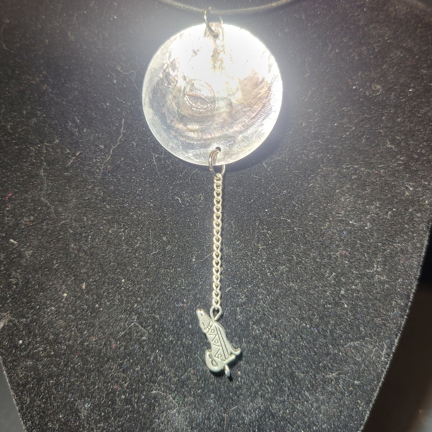 Howling at the moon necklace