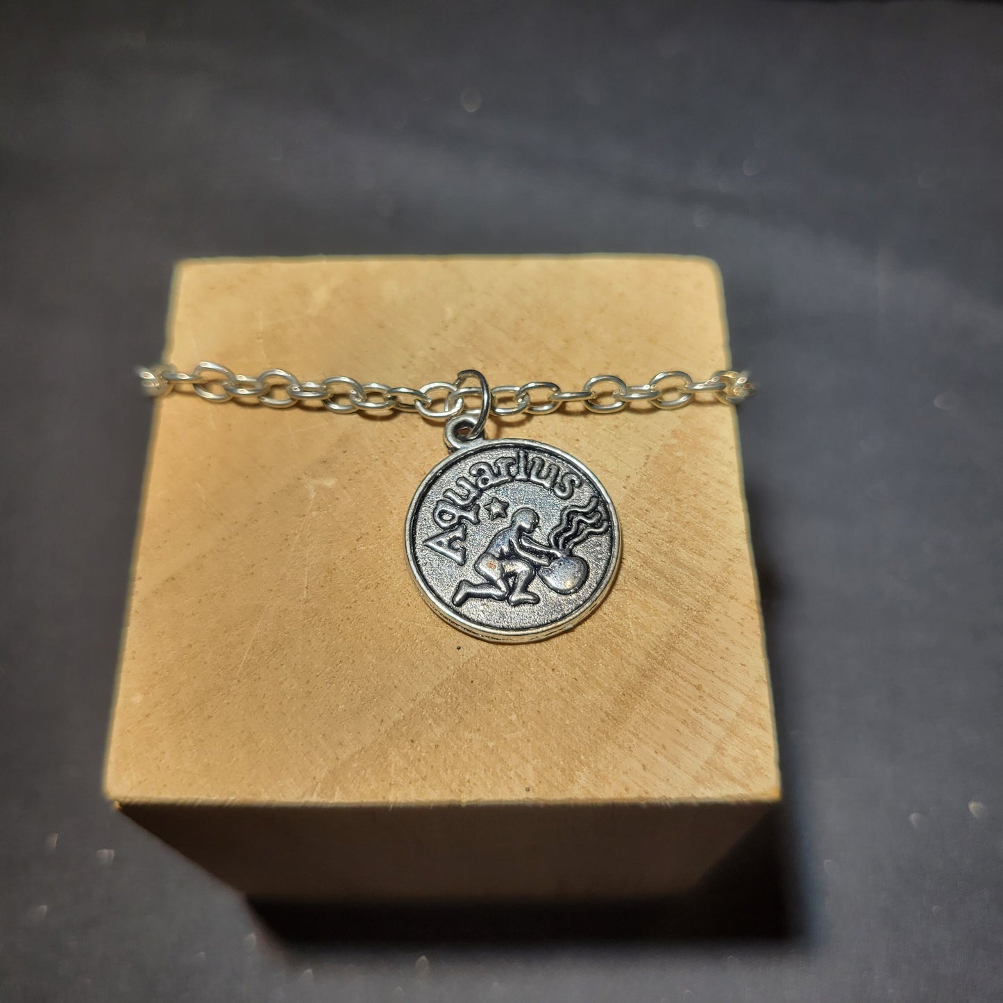 Aquarius charm bracelet