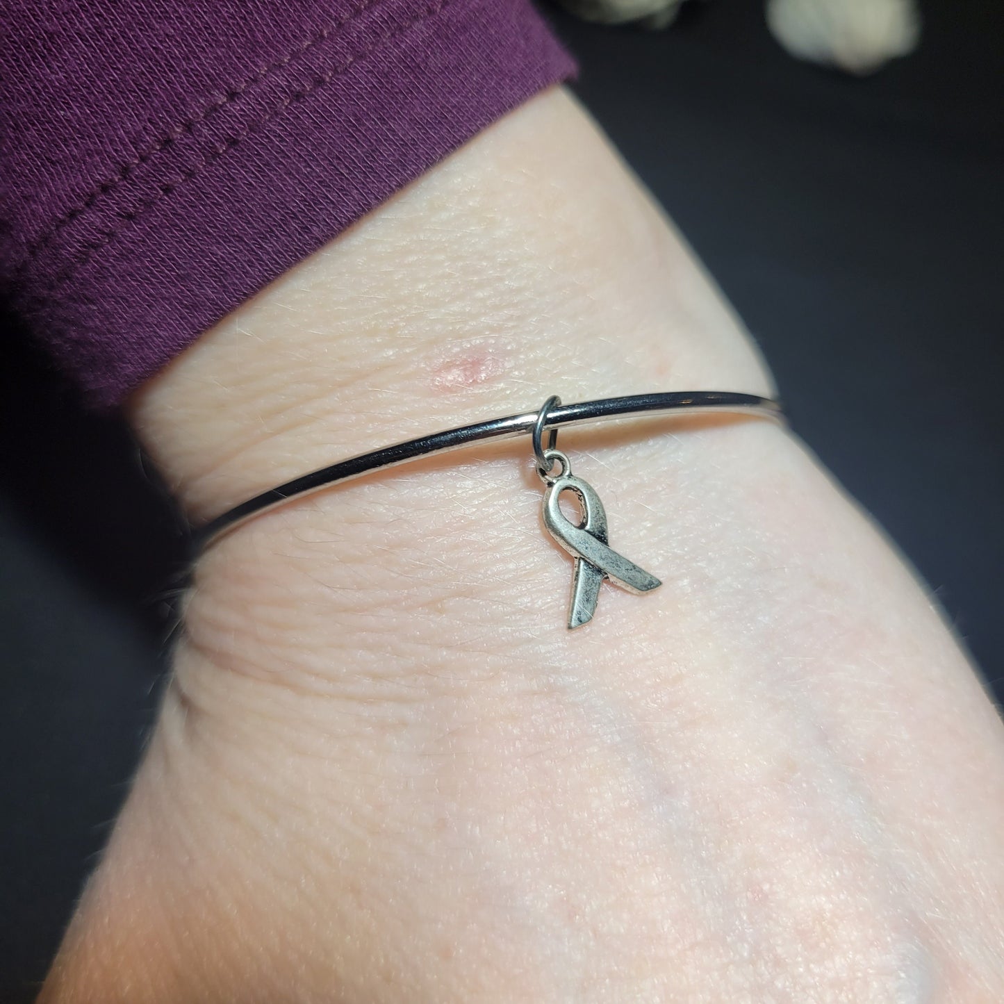 Awareness Ribbon Charm Bracelet