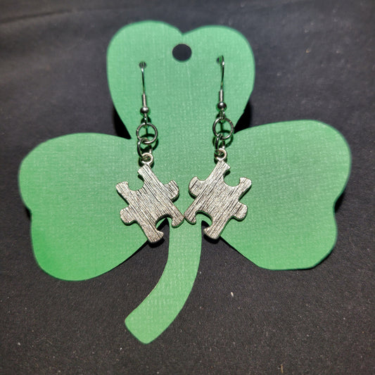 Puzzle Piece Earrings