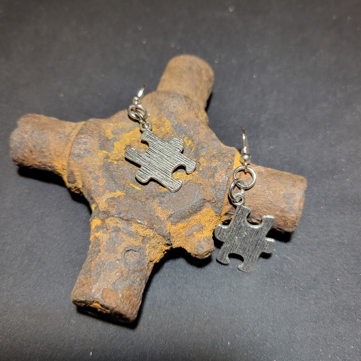 Puzzle Piece Earrings