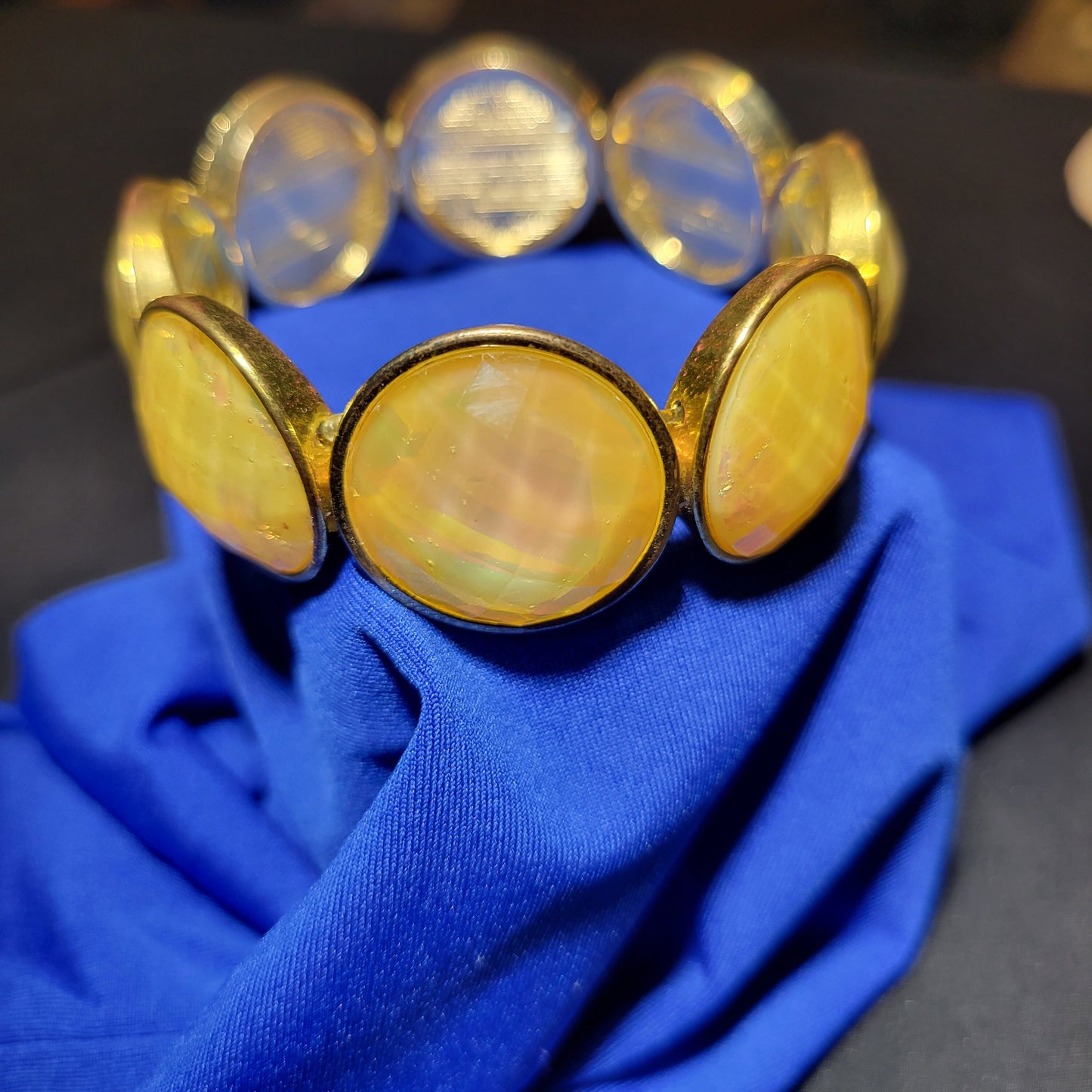 Iridescent Beaded Bracelet