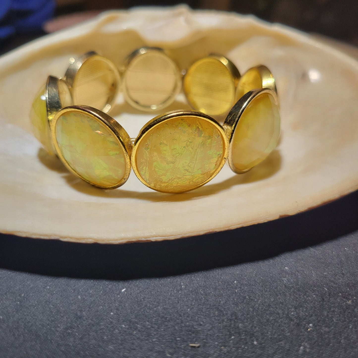 Iridescent Beaded Bracelet