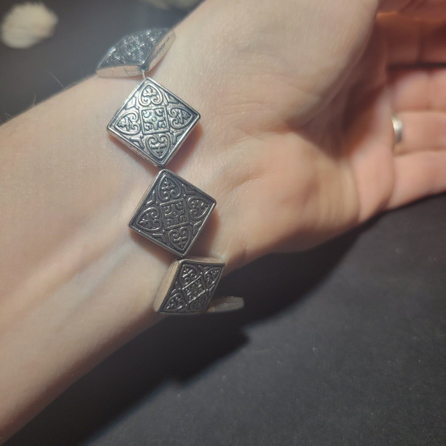 Diamond Beaded Bracelet