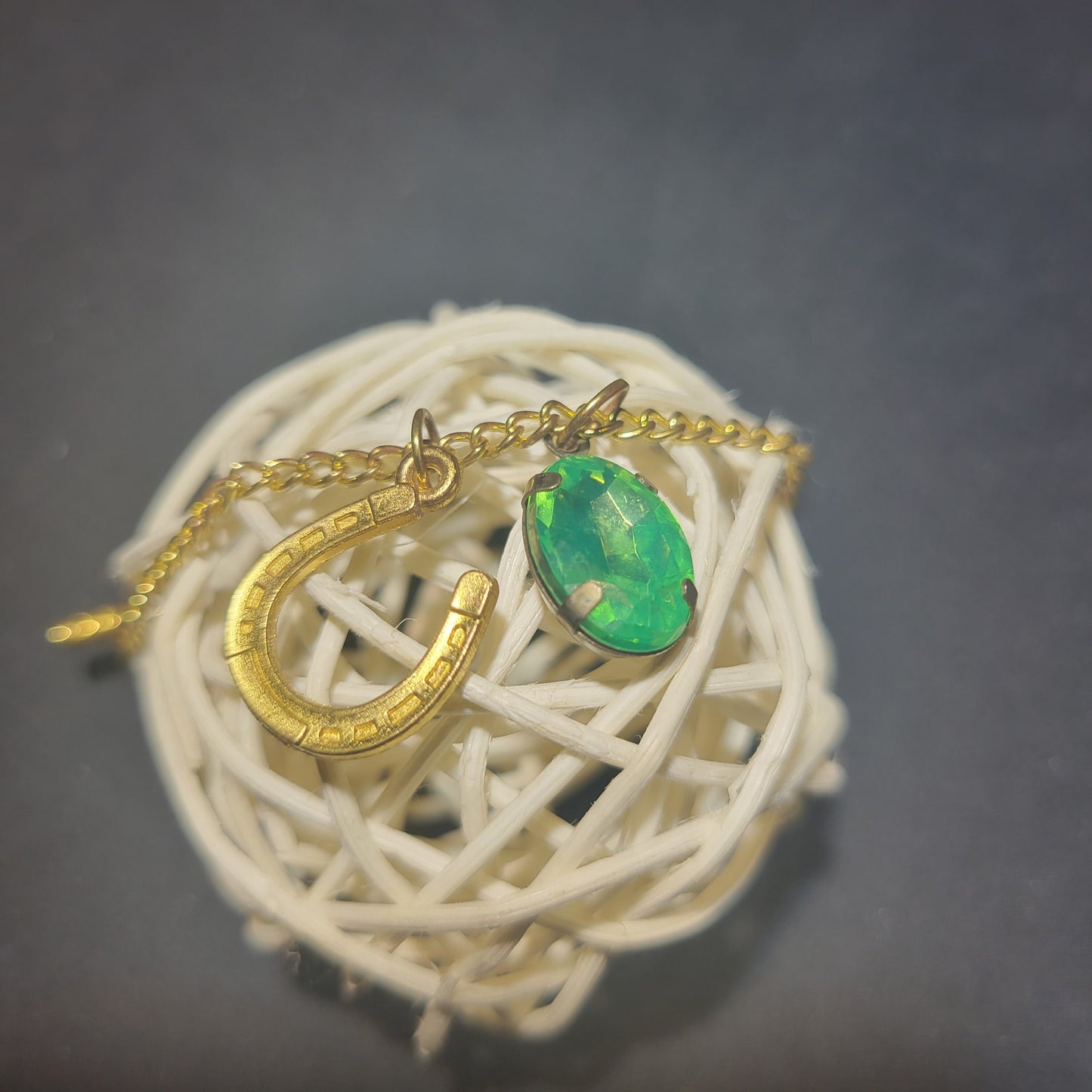 Horseshoe Charm Bracelet