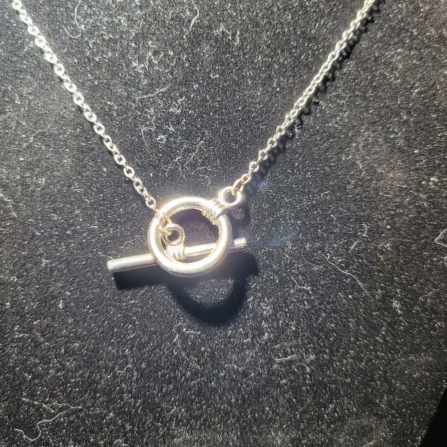 Orange pendant necklace