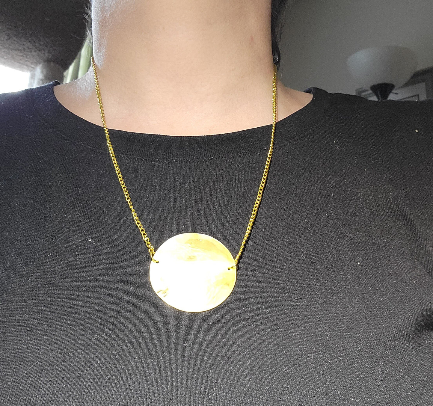 Yellow Shell Necklace