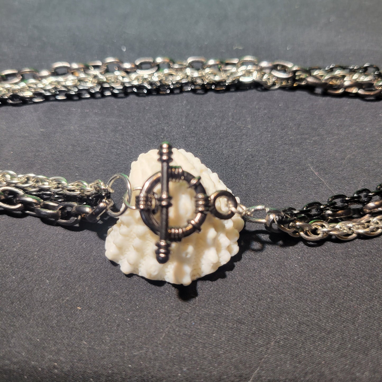 Triple chain necklace