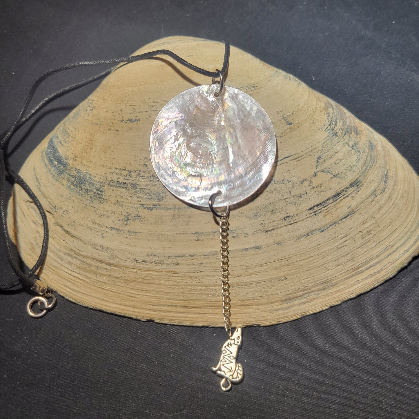 Howling at the moon necklace
