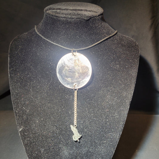 Howling at the moon necklace