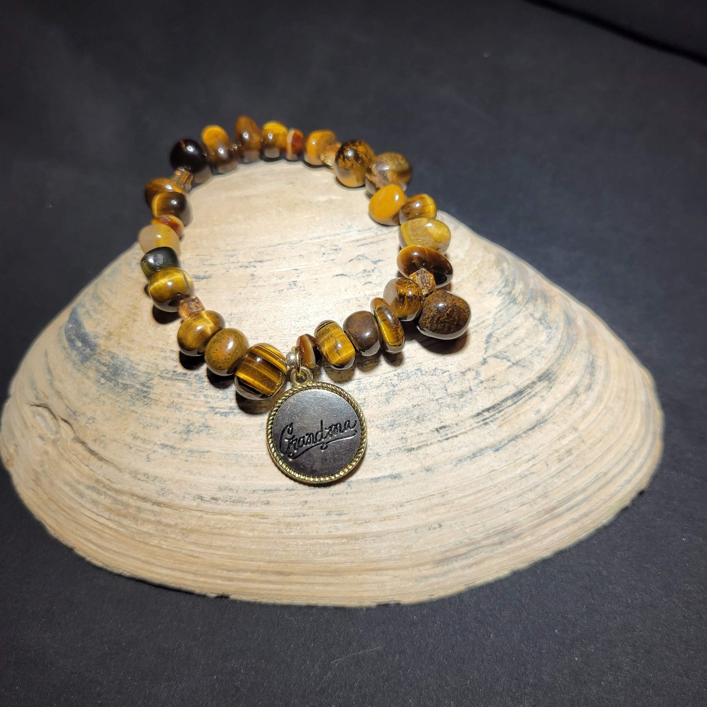 Grandma Beaded Charm Bracelet