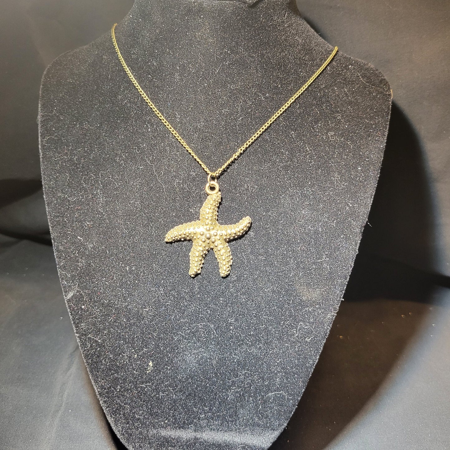 Bronze Starfish Pendant Necklace