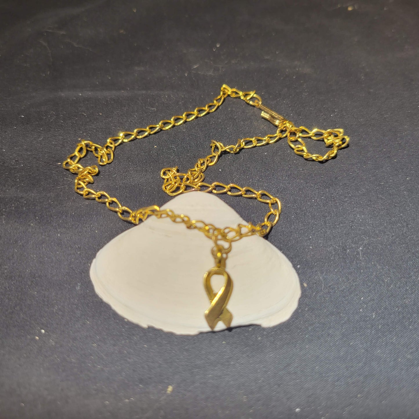 Awareness Ribbon Charm Necklace