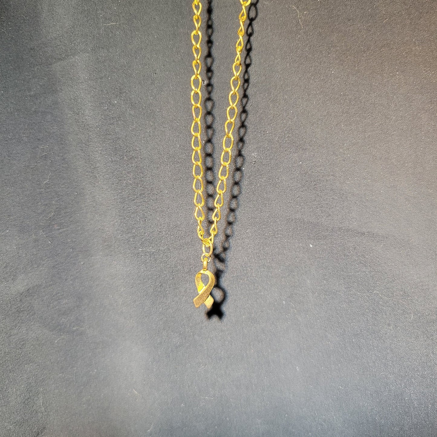 Awareness Ribbon Charm Necklace