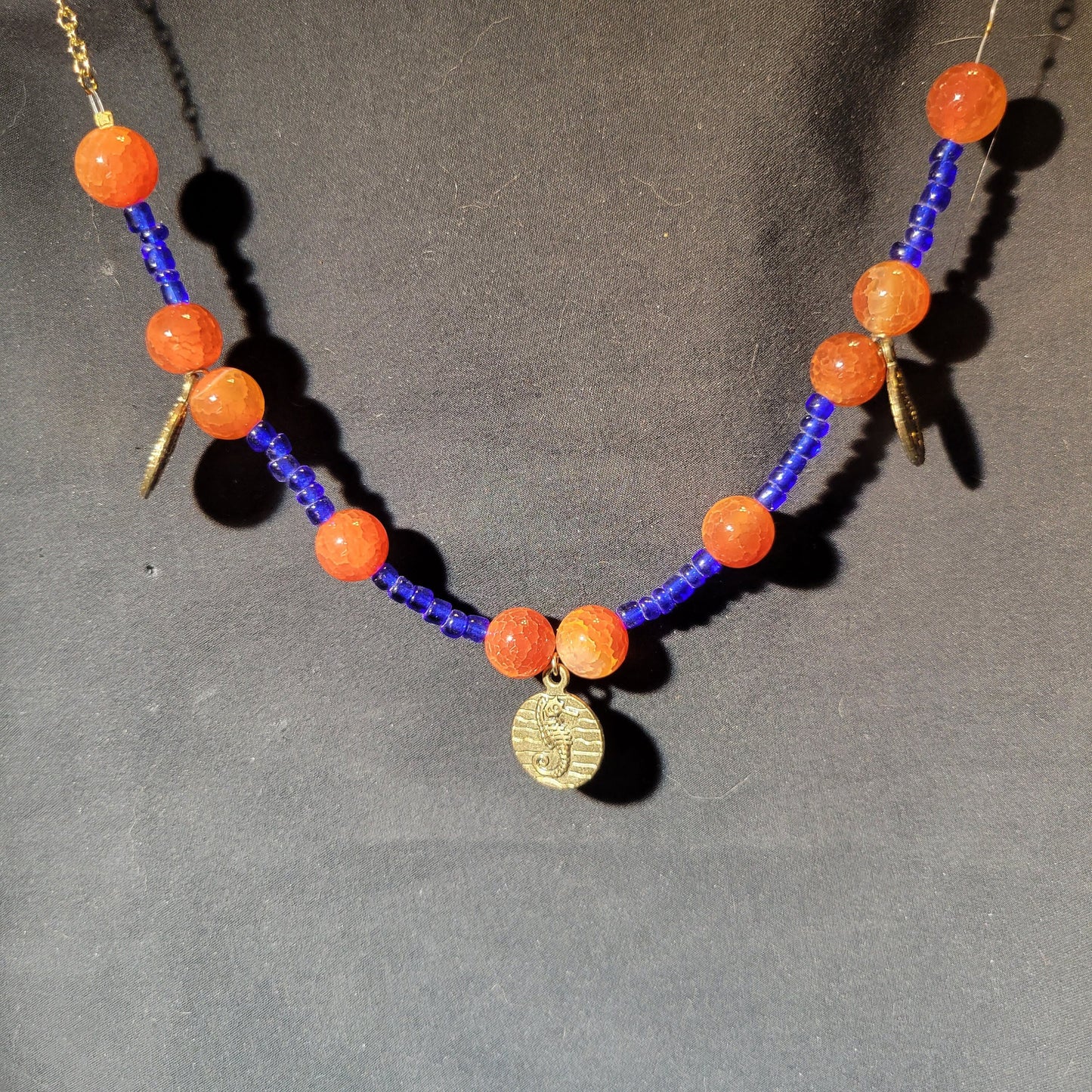 Seahorse Beaded Necklace