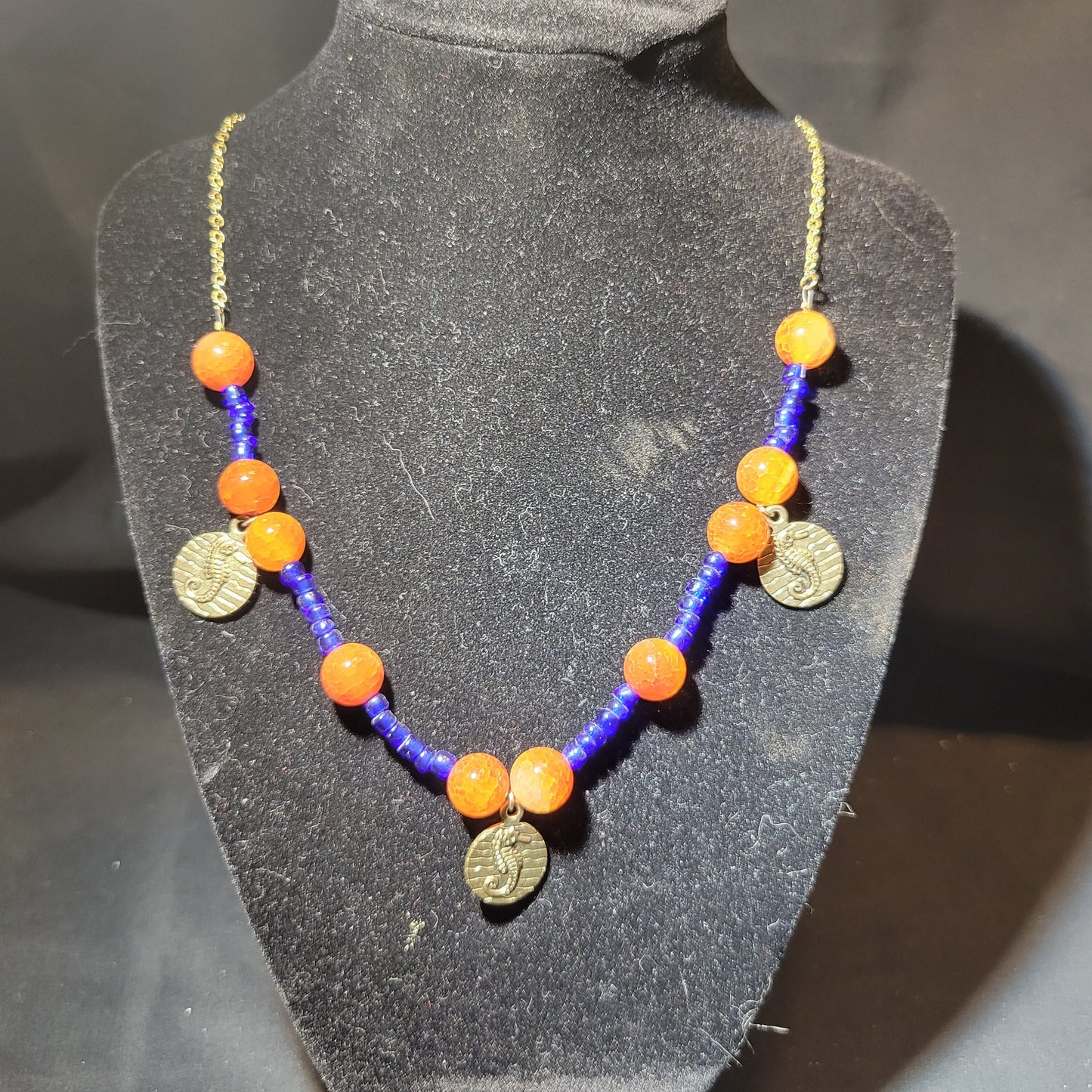 Seahorse Beaded Necklace