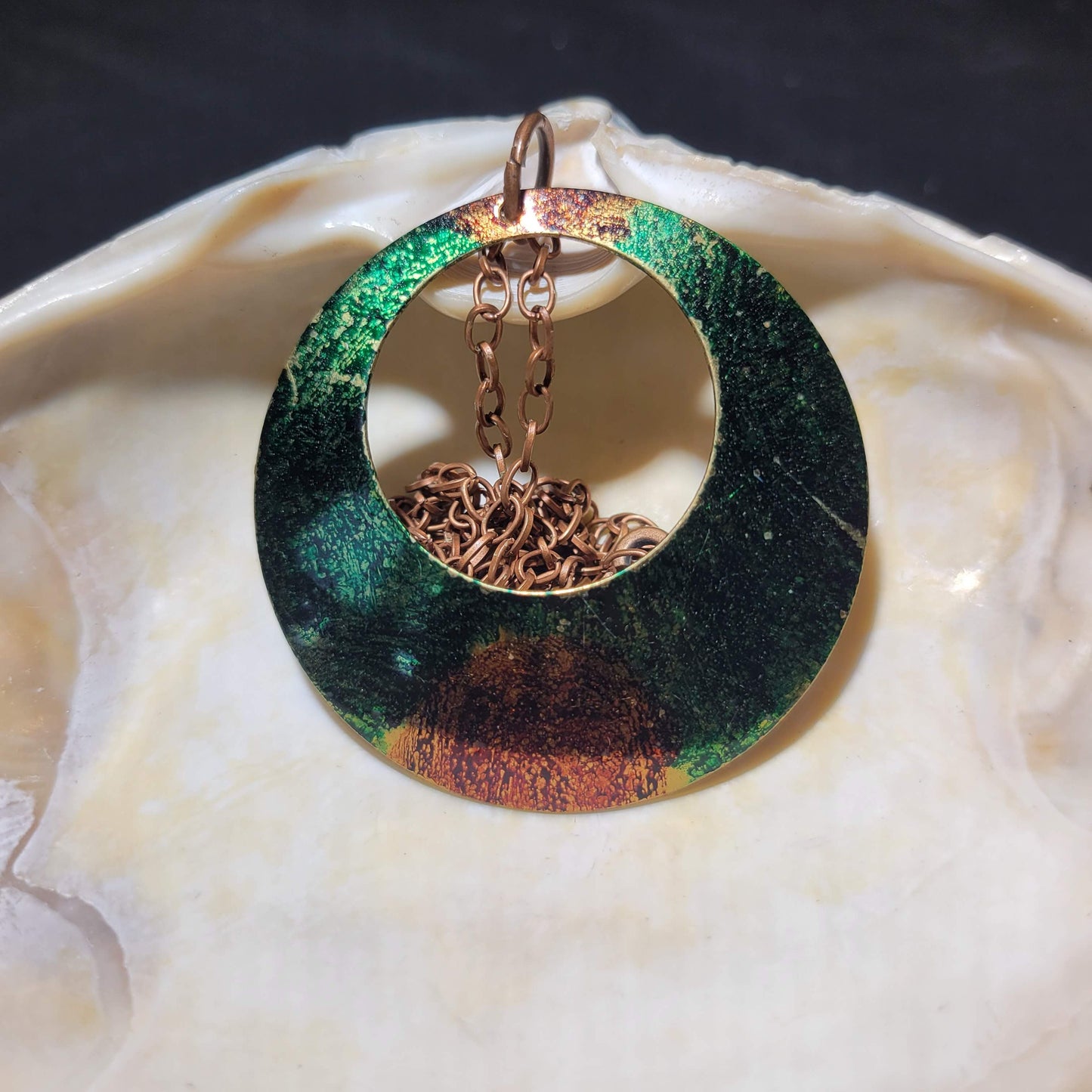 Green and Brown Pendant Necklace