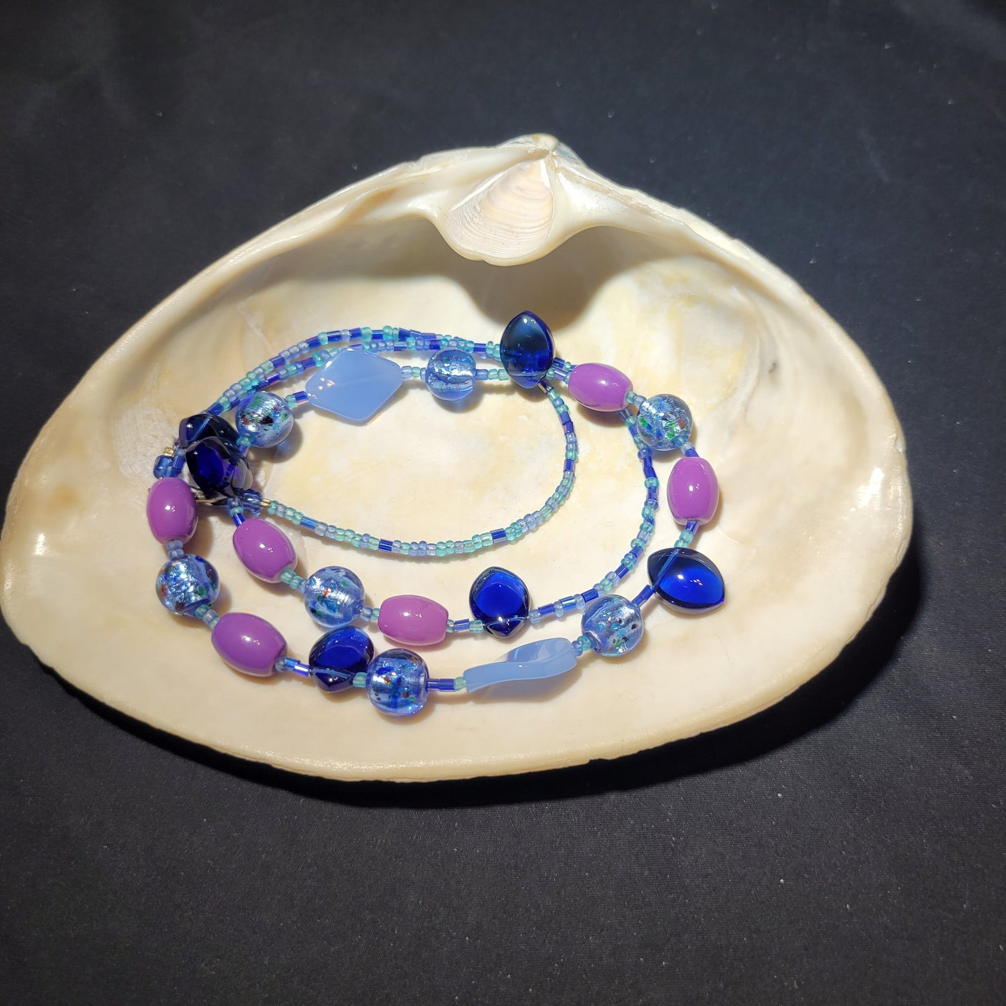 Blue Glass Necklace