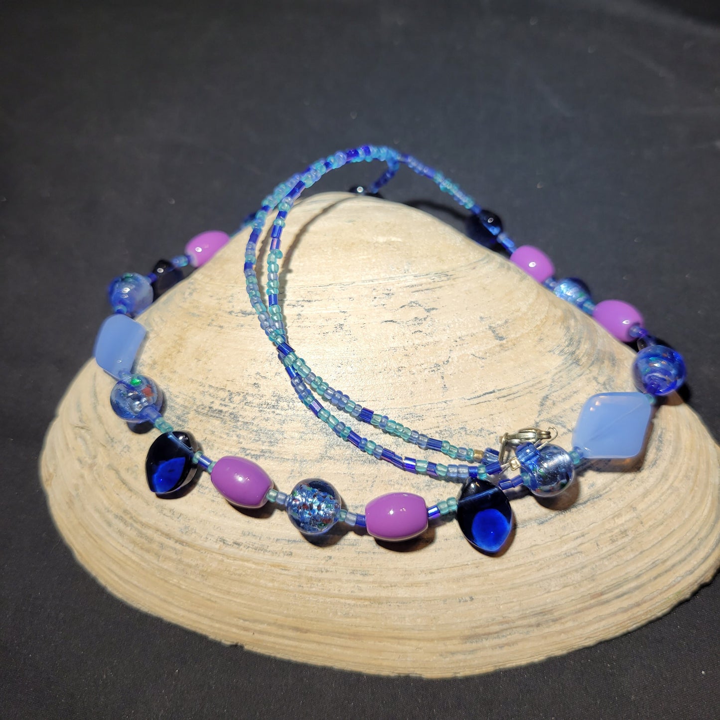 Blue Glass Necklace