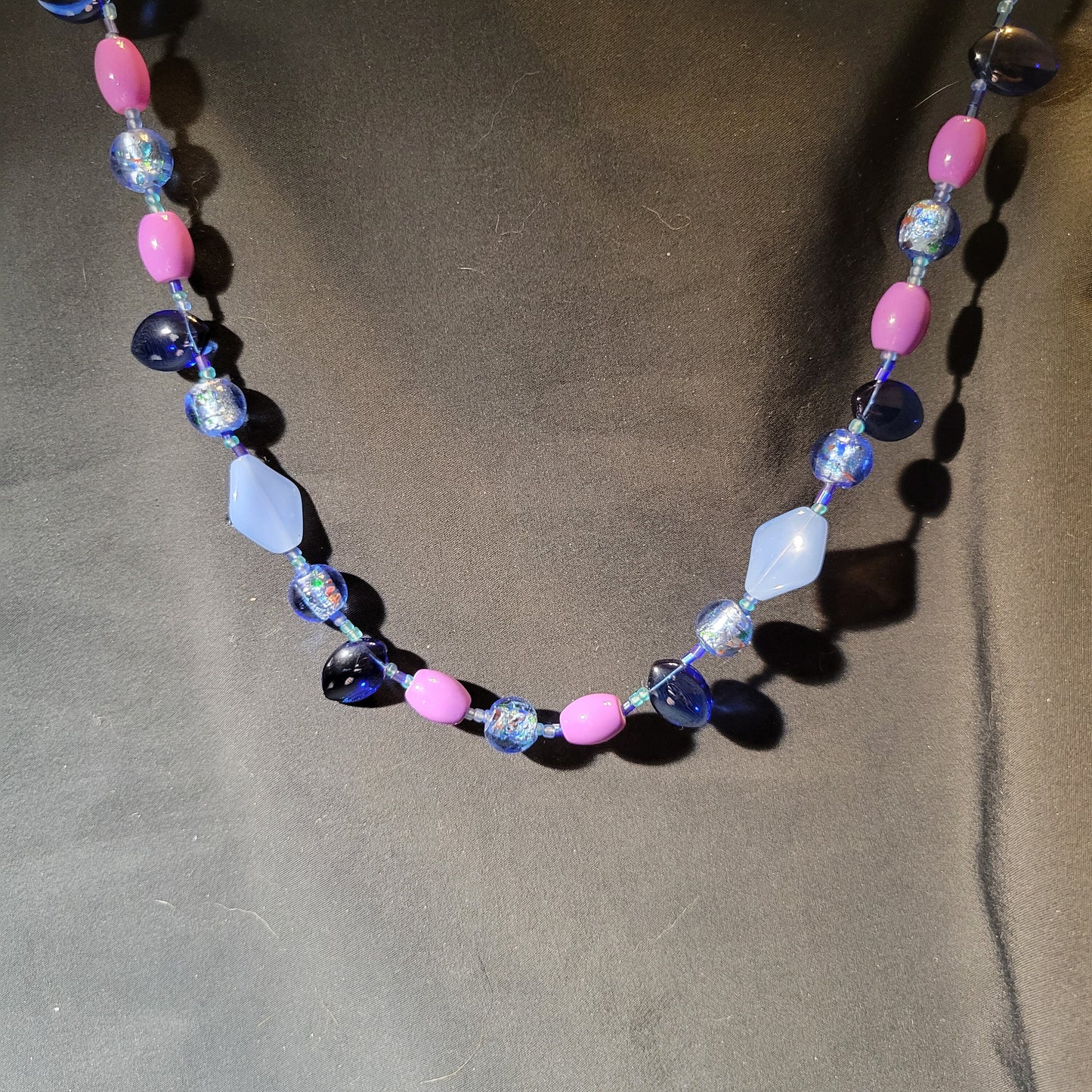 Blue Glass Necklace