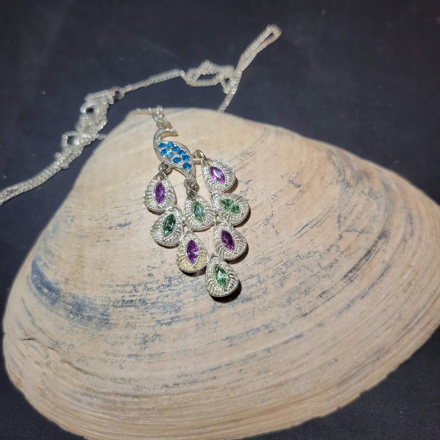 Peacock Pendant Necklace