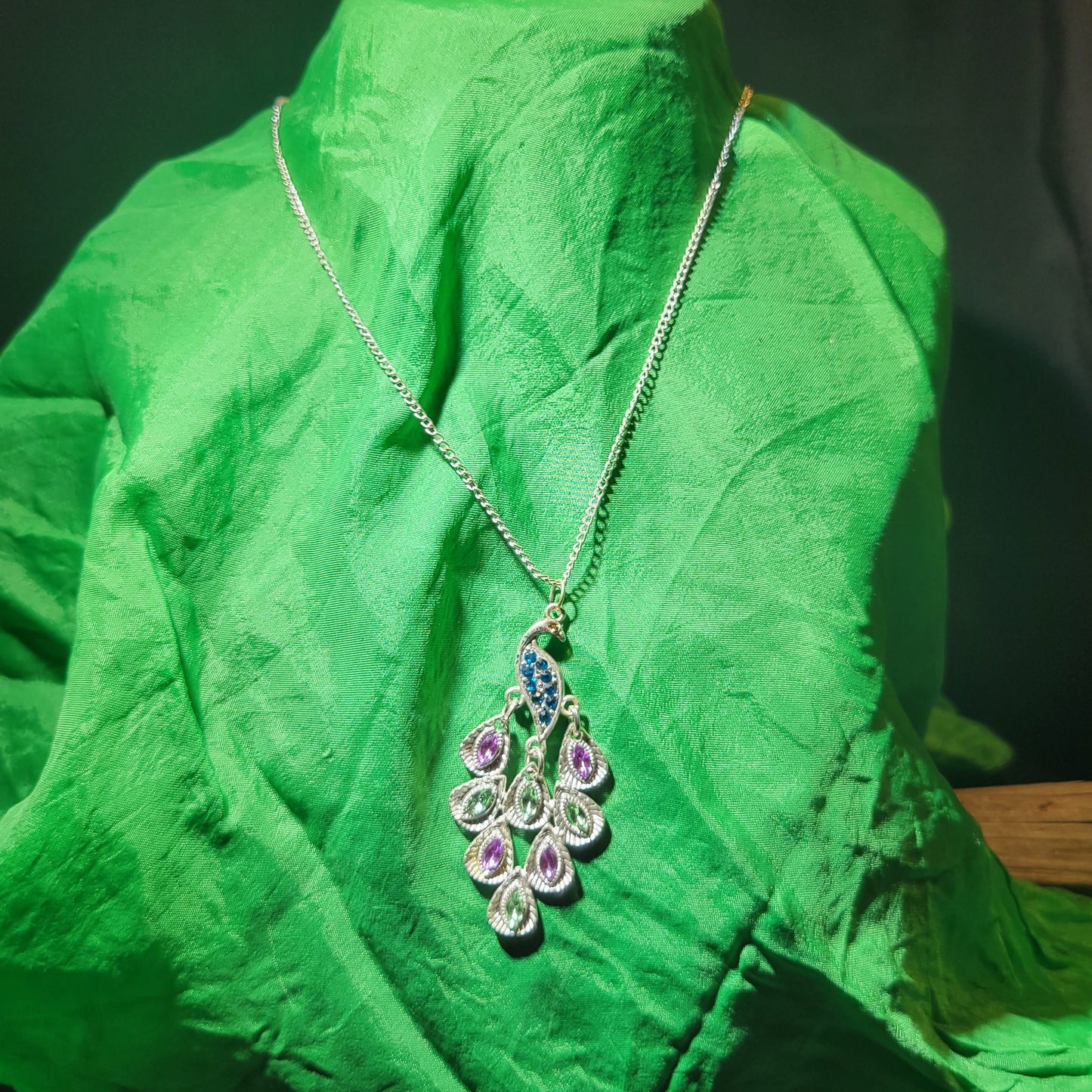 Peacock Pendant Necklace
