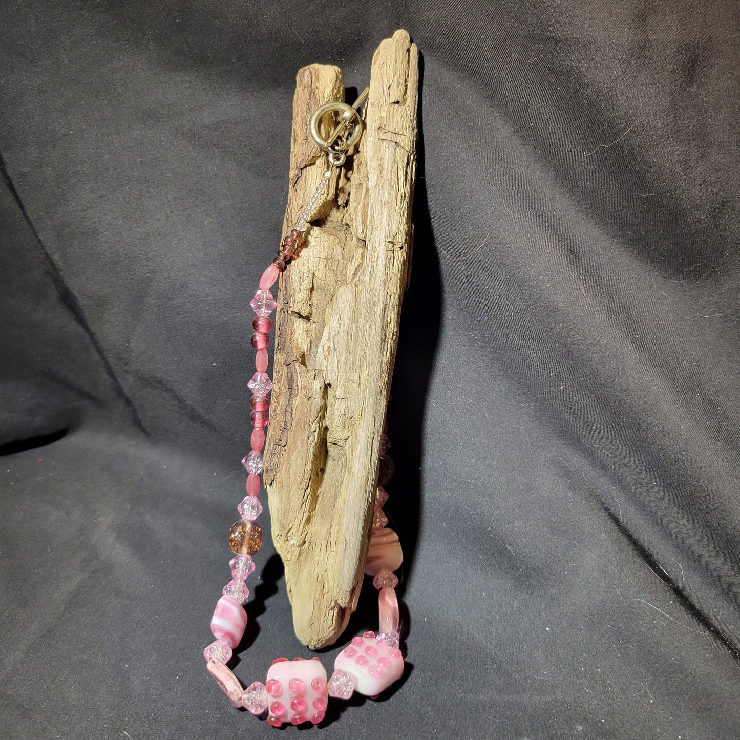 Pink Beaded Necklace