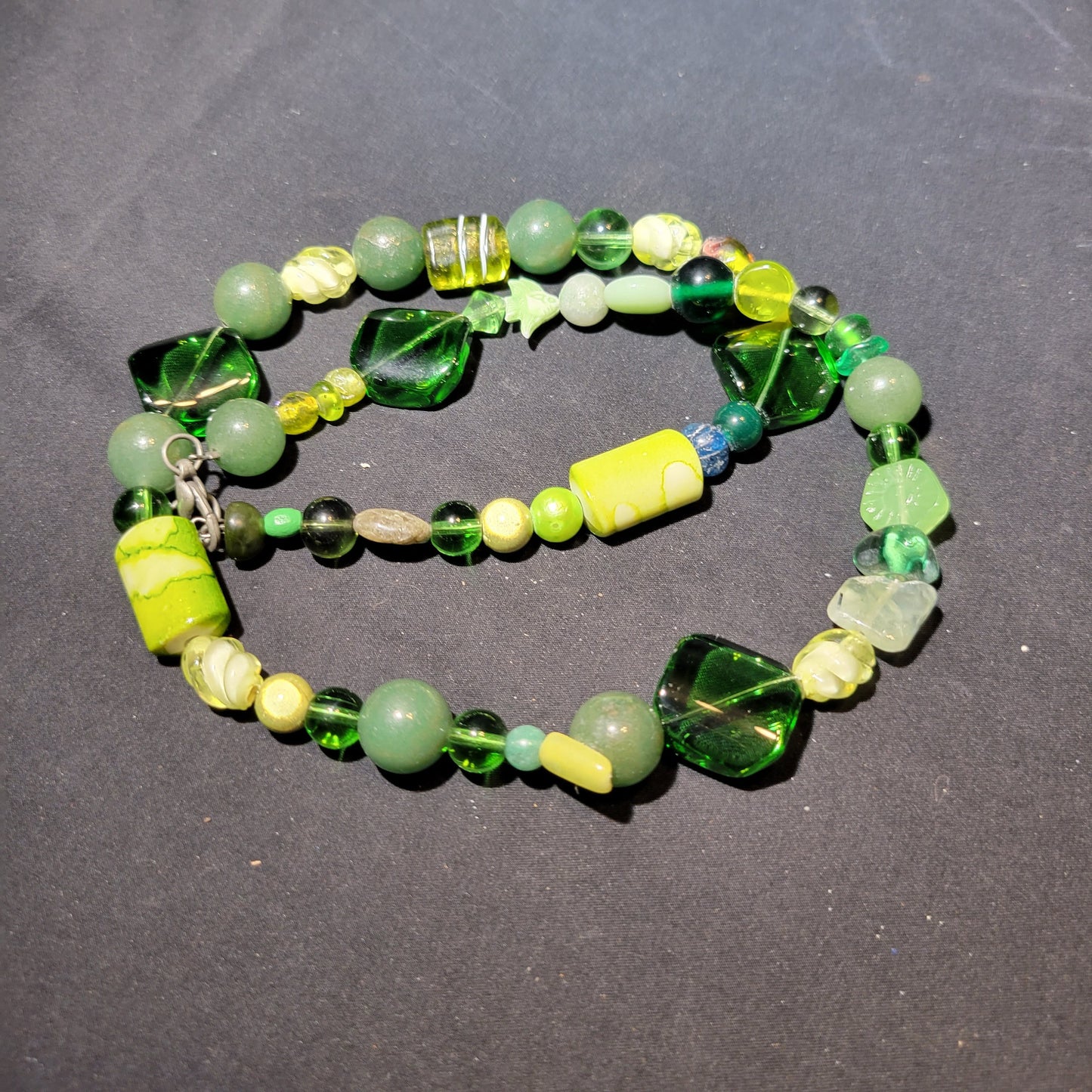 Green Beaded Necklace