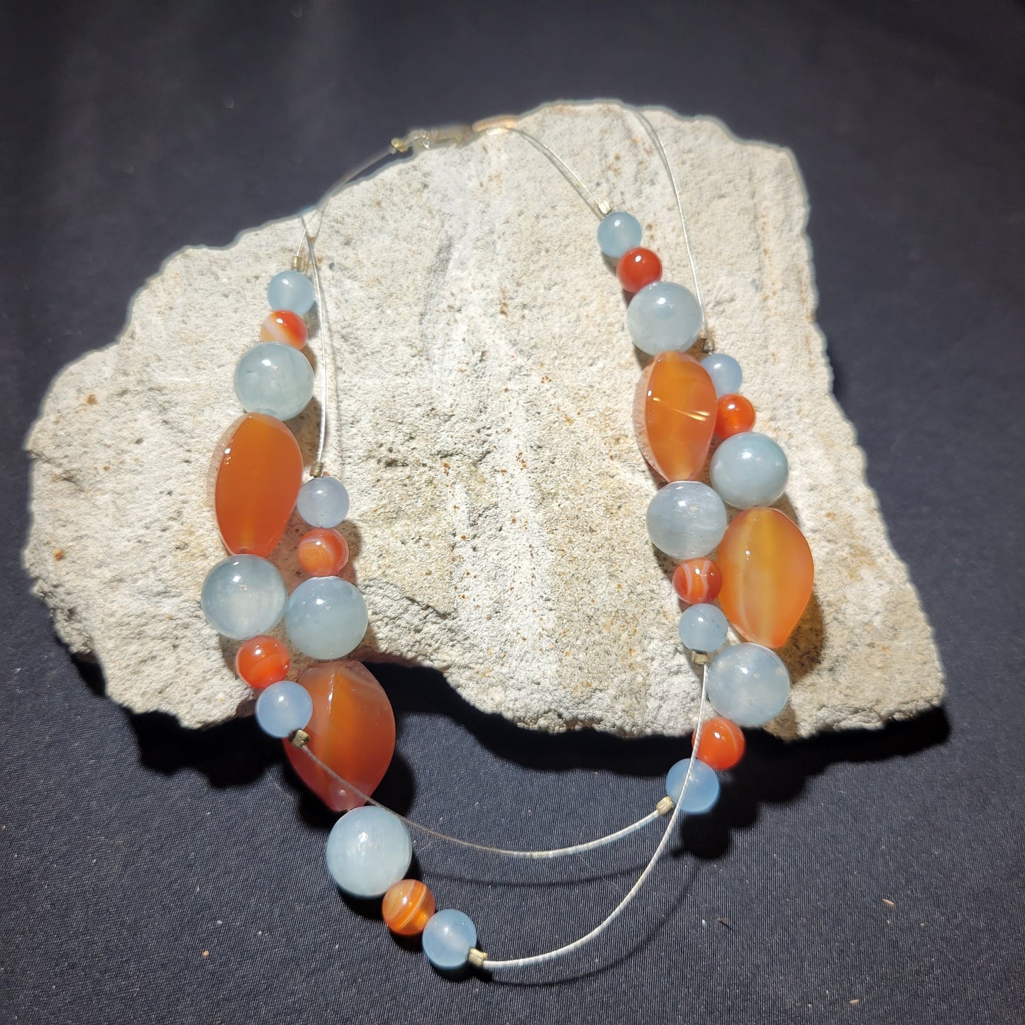 Burnt Air Beaded Necklace