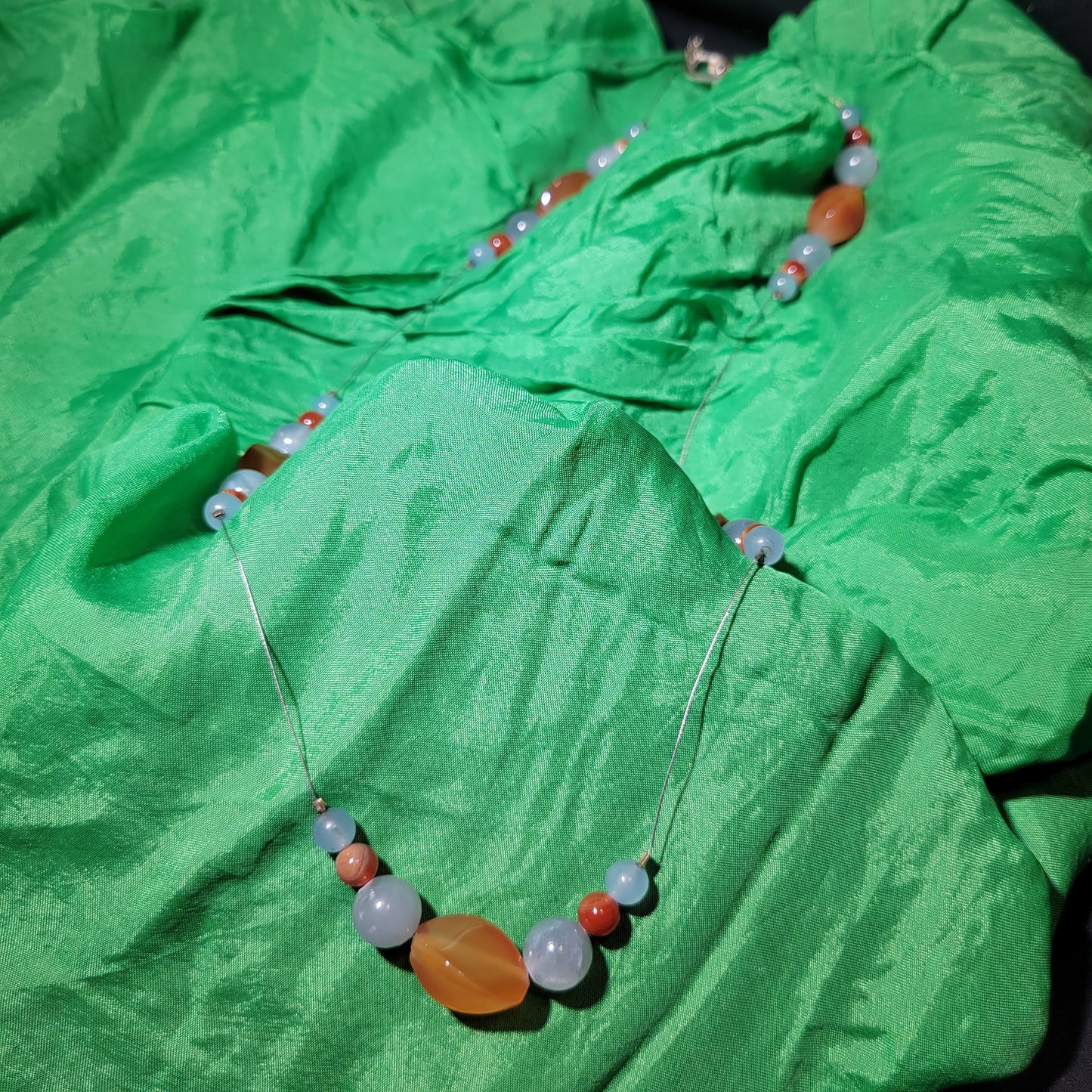 Burnt Air Beaded Necklace