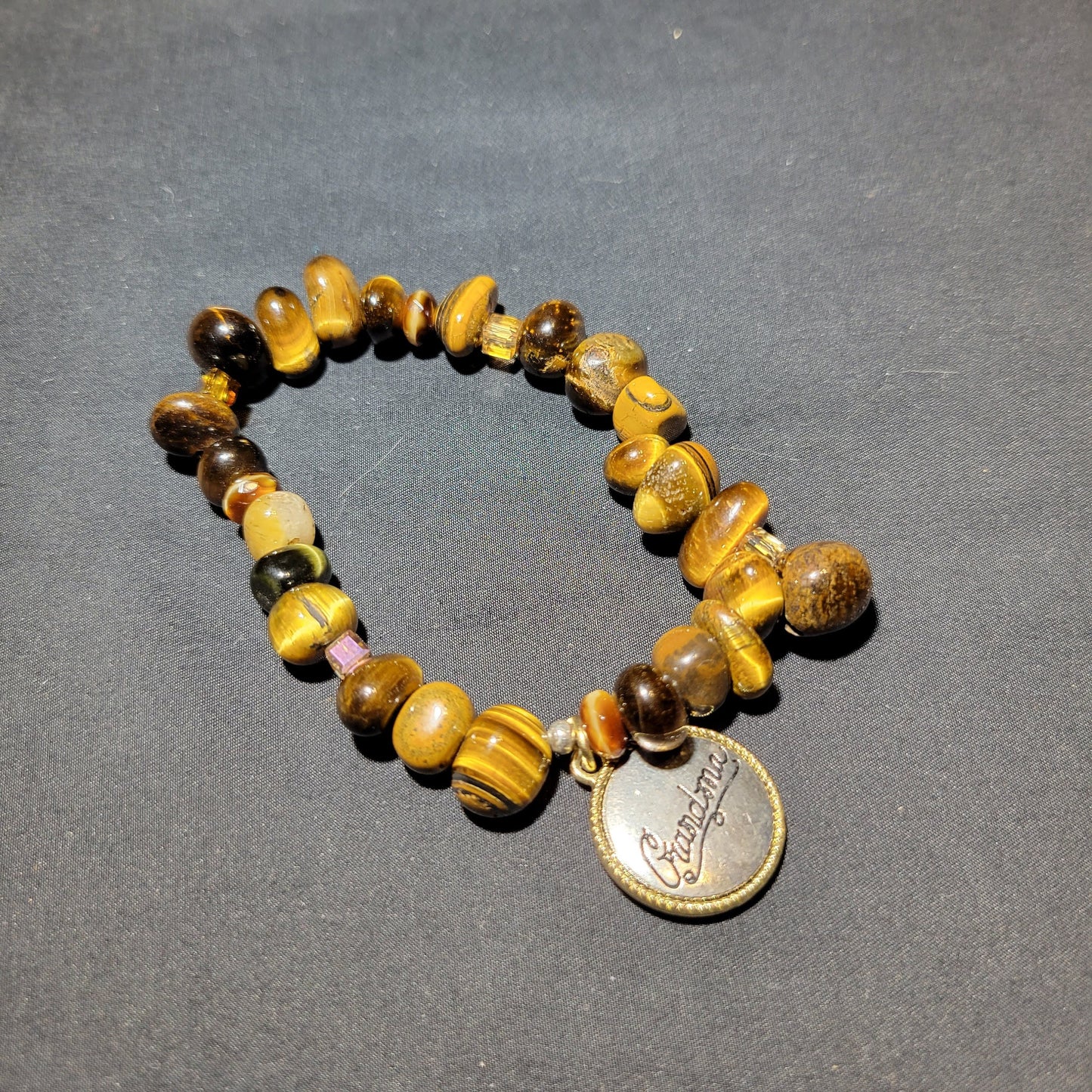 Grandma Beaded Charm Bracelet