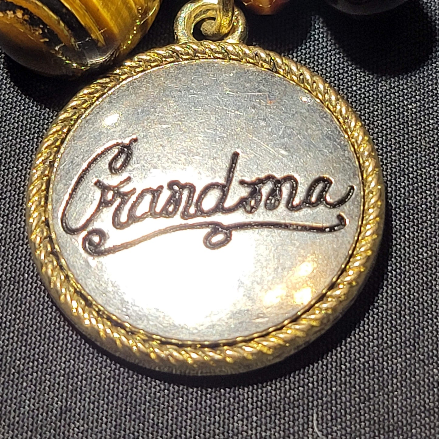 Grandma Beaded Charm Bracelet