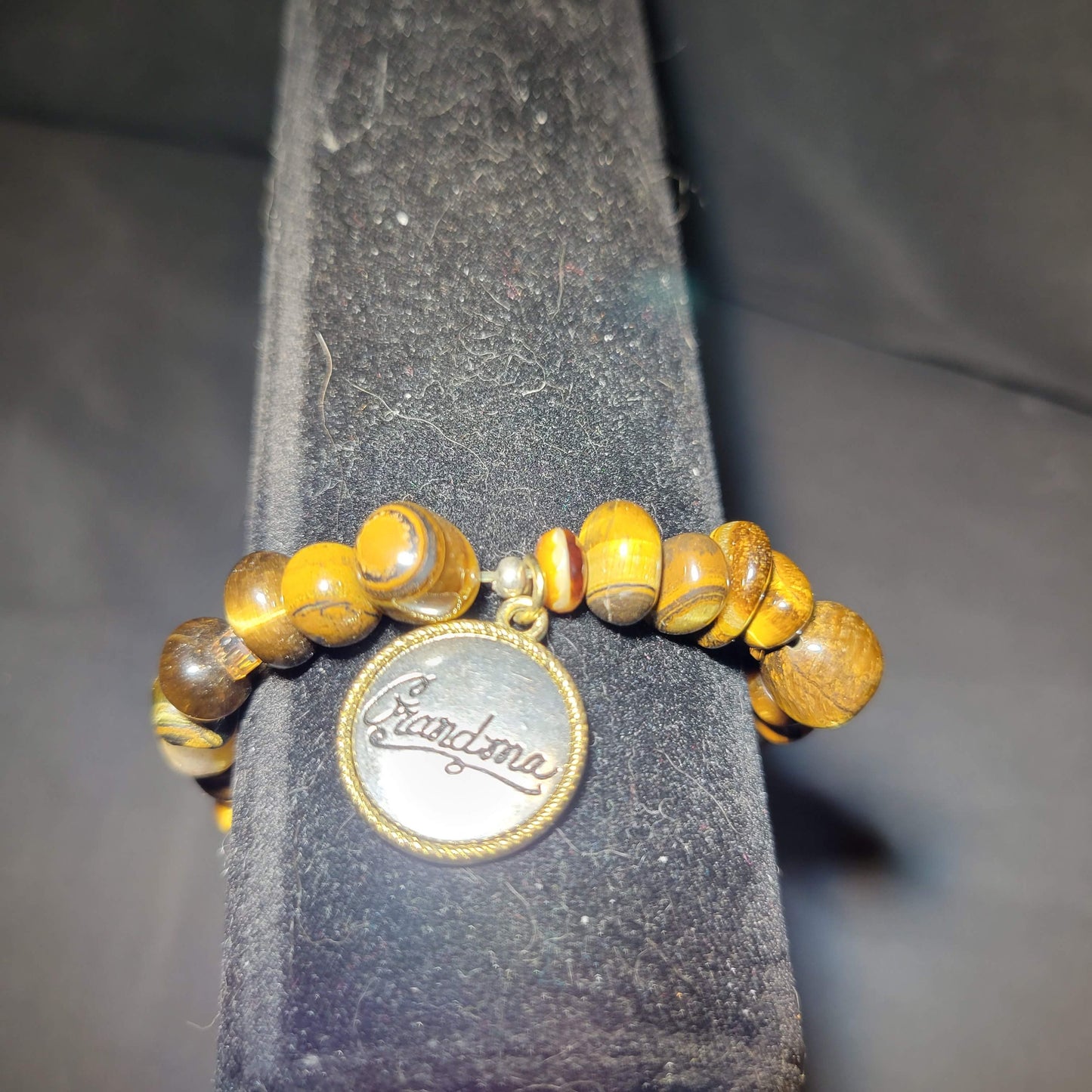 Grandma Beaded Charm Bracelet