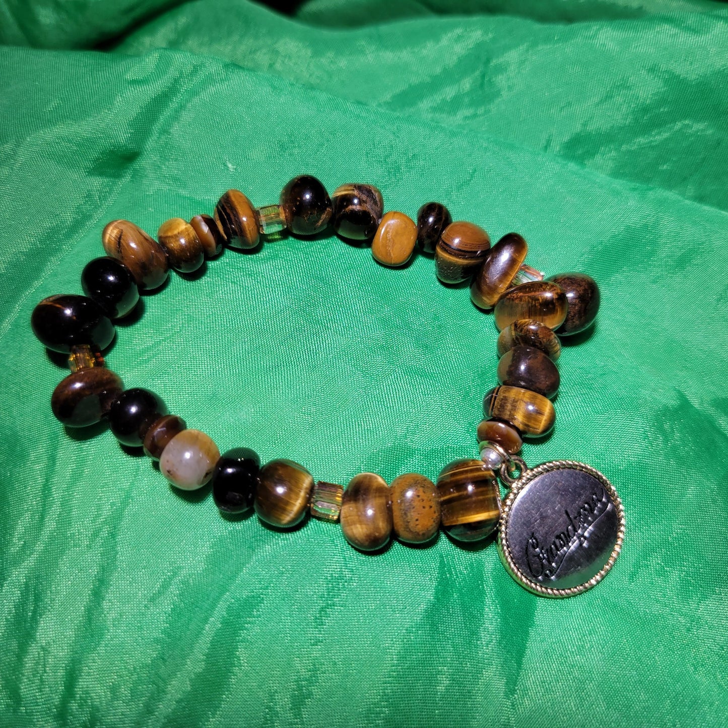 Grandma Beaded Charm Bracelet