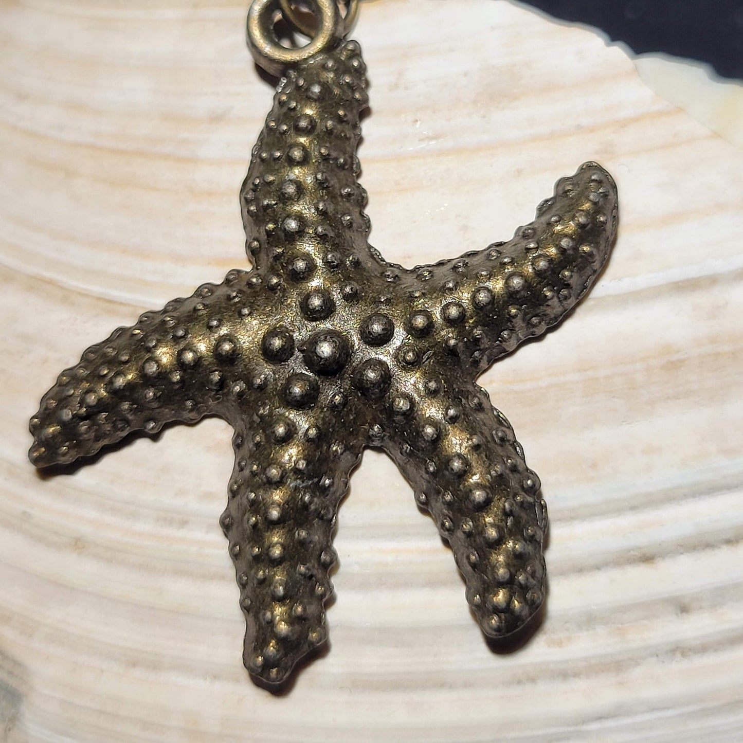 Bronze Starfish Pendant Necklace