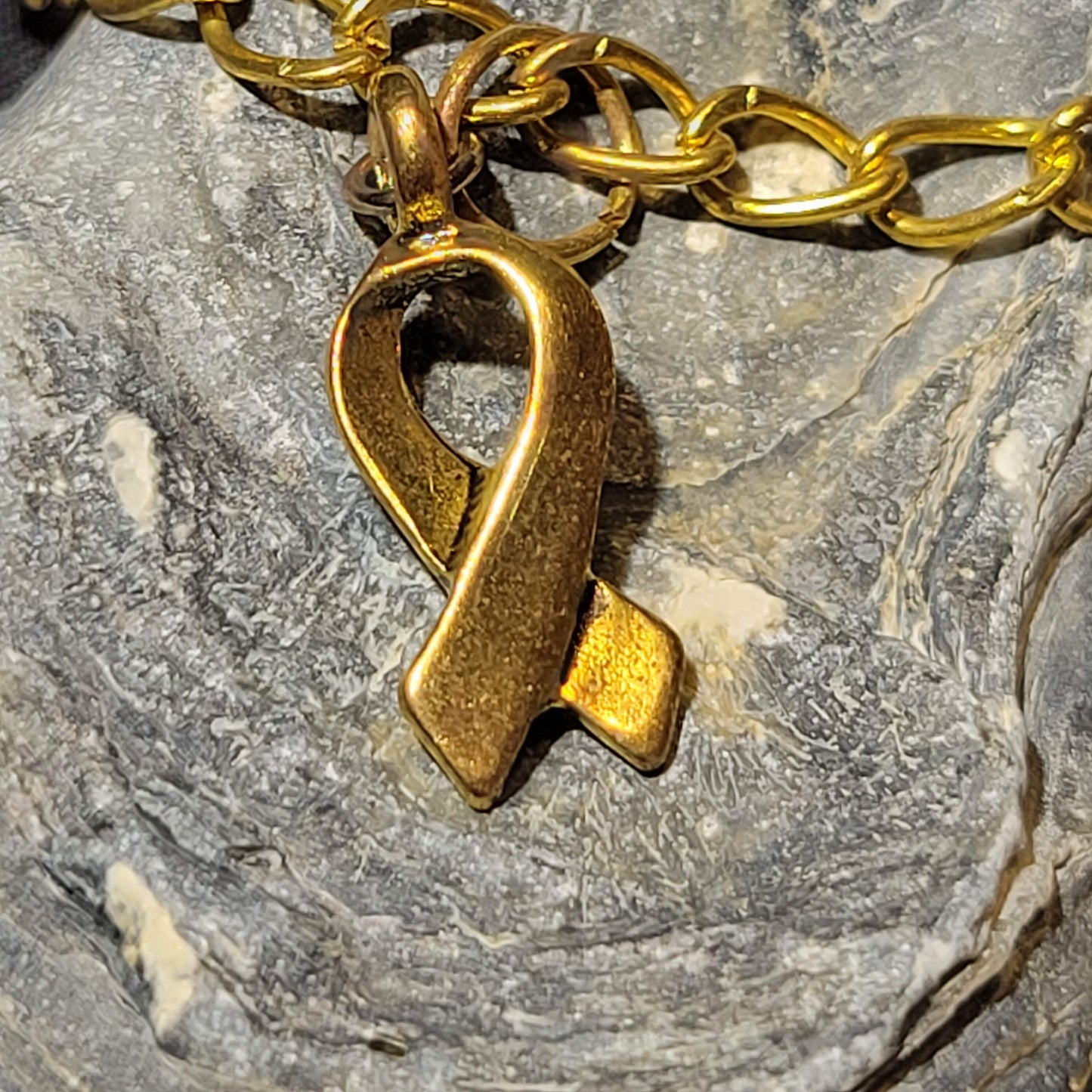 Awareness Ribbon Charm Necklace