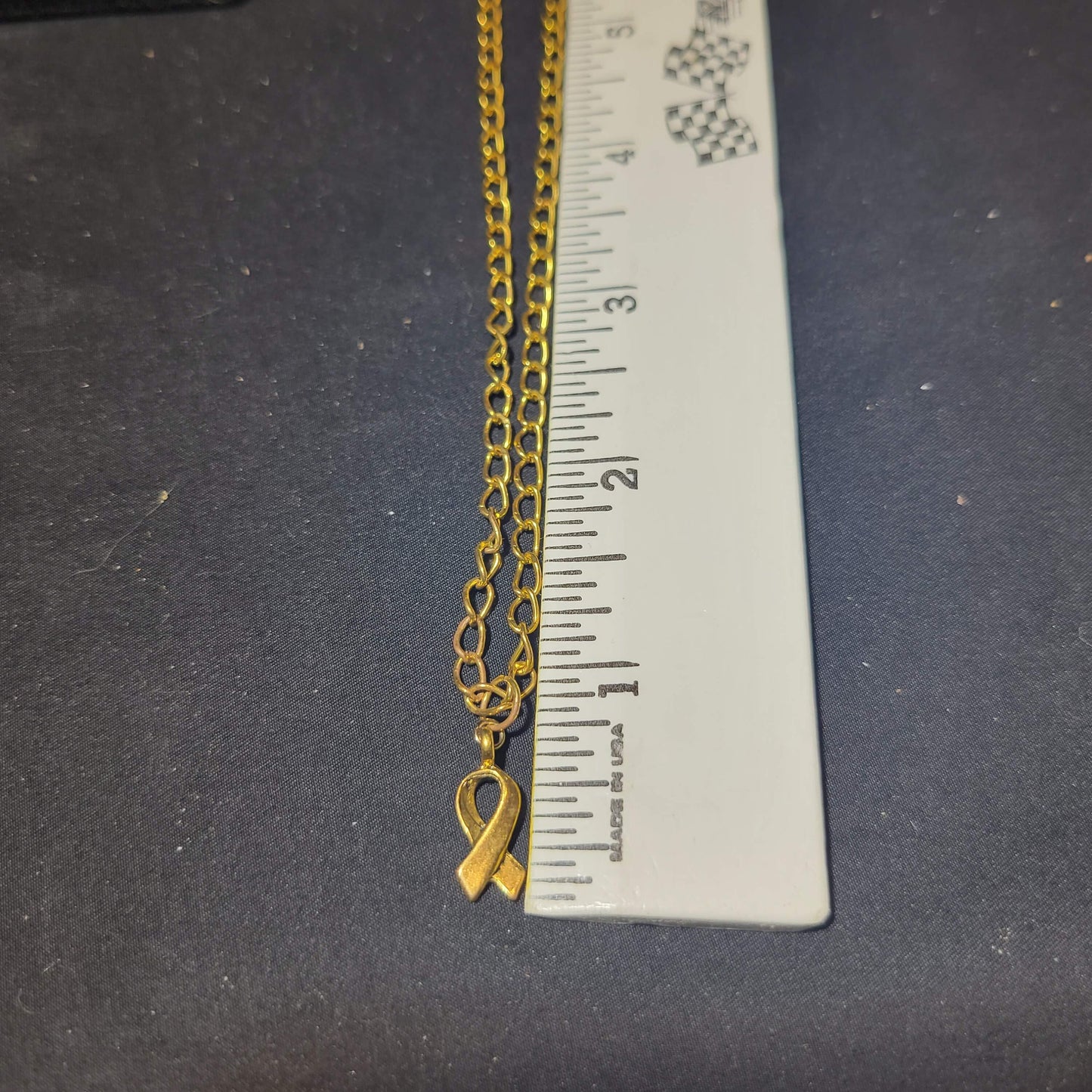 Awareness Ribbon Charm Necklace